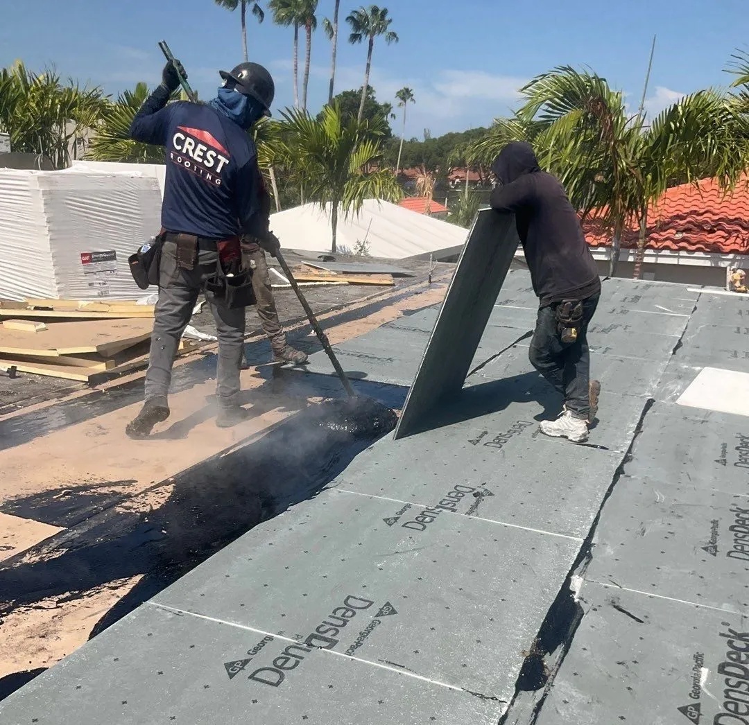 flat roofing installation
